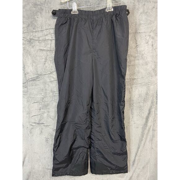 Vintage Columbia Mens Large Sportswear Company Black Snow Pants Strech Ankle Y2K - Picture 1 of 16
